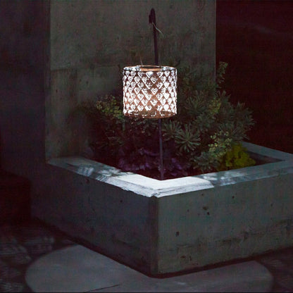 Soji Stella - Drum - 8" Solar Lantern | Plow & Hearth