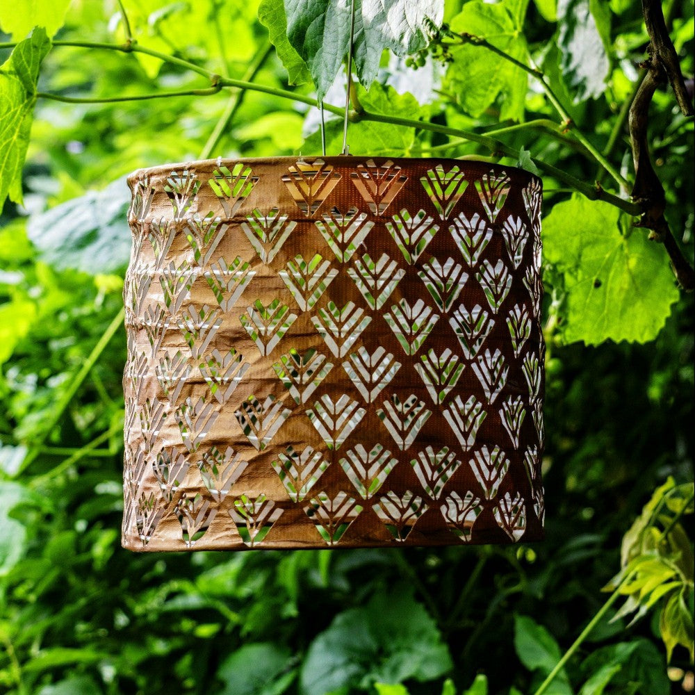 Soji Stella - Drum - 8" Solar Lantern | Plow & Hearth