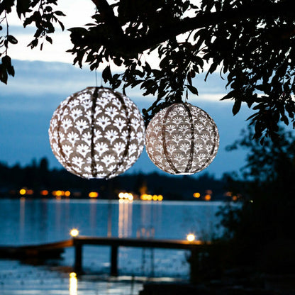 Soji Stella - Deco Globe - 12" Solar Lantern | Plow & Hearth
