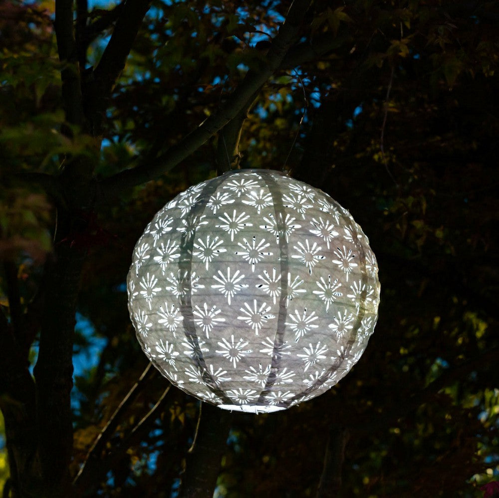 Soji Stella - Deco Globe - 12" Solar Lantern | Plow & Hearth