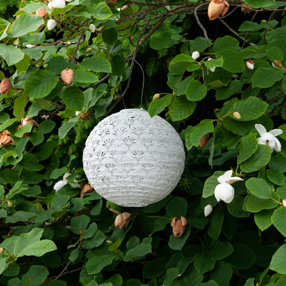 Soji Stella - Deco Globe - 12" Solar Lantern | Plow & Hearth