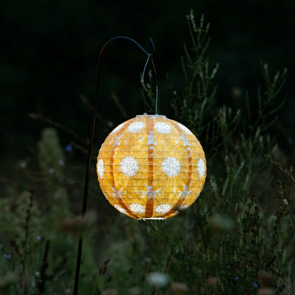 Soji Stella - Sunflower - 12" Solar Lantern | Plow & Hearth