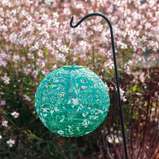 Soji Stella - Globe Sunflower - 12" Solar Lantern | Plow & Hearth