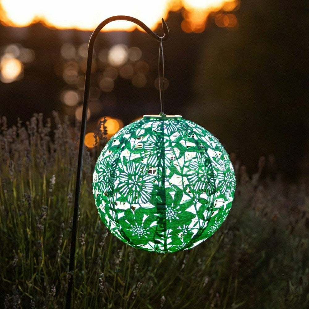Soji Stella - Globe Sunflower - 12" Solar Lantern | Plow & Hearth