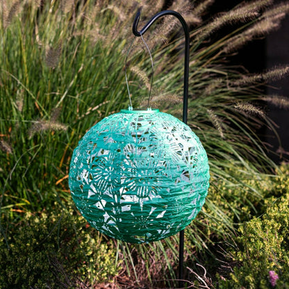 Soji Stella - Globe Sunflower - 12" Solar Lantern | Plow & Hearth
