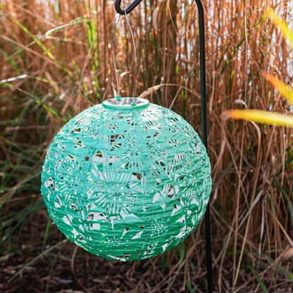 Soji Stella - Globe Sunflower - 12" Solar Lantern | Plow & Hearth
