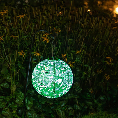 Soji Stella - Globe Sunflower - 12" Solar Lantern | Plow & Hearth