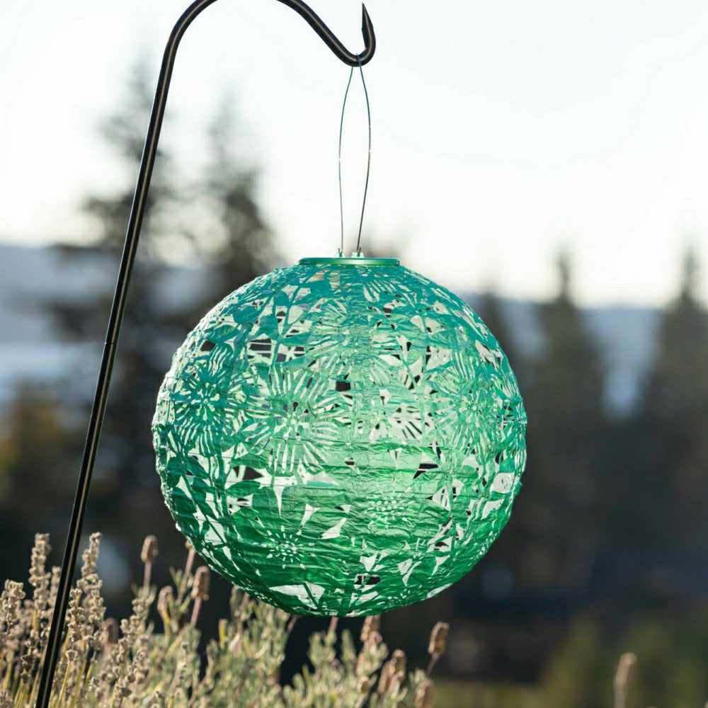 Soji Stella - Globe Sunflower - 12" Solar Lantern | Plow & Hearth