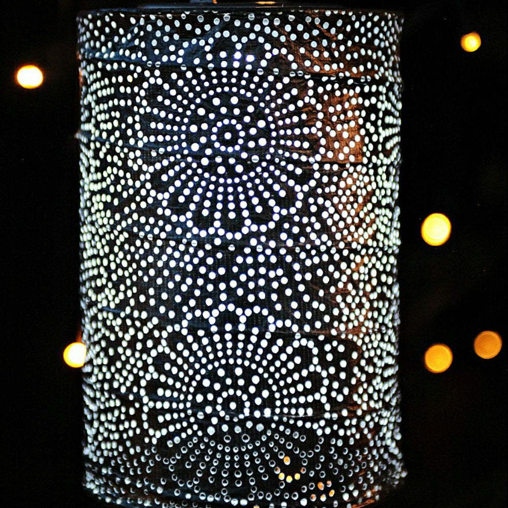 Soji Stella - Cylinder - 7.5" Solar Lantern | Plow & Hearth