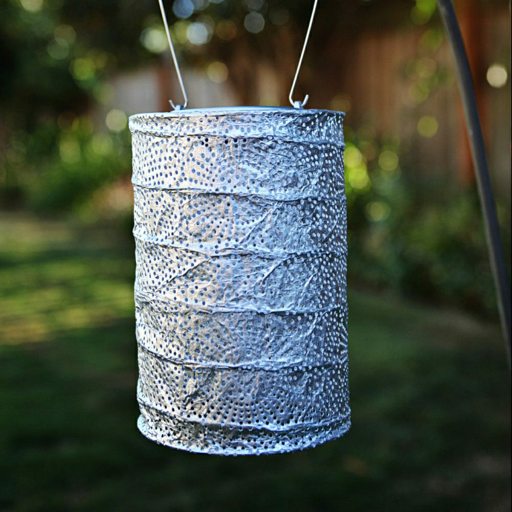 Soji Stella - Cylinder - 7.5" Solar Lantern | Plow & Hearth