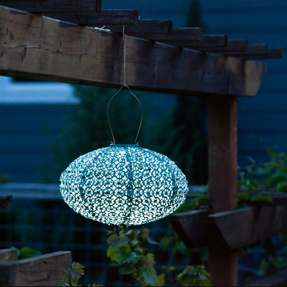 Soji Stella - Oval - 14" Solar Lantern | Plow & Hearth