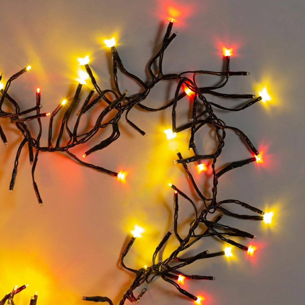 Indoor/Outdoor Electric Cluster Lights with 1128 Multi-Color LEDs; 32' | Plow & Hearth