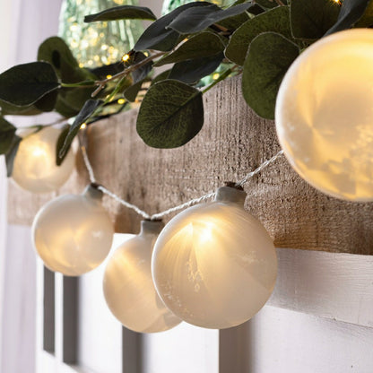 Globe Shaped Frosted String Light | Plow & Hearth