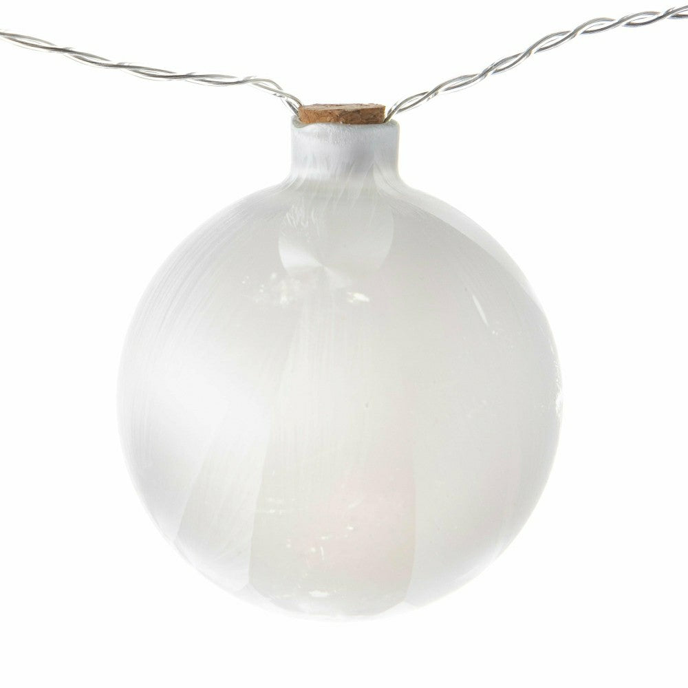 Globe Shaped Frosted String Light | Plow & Hearth