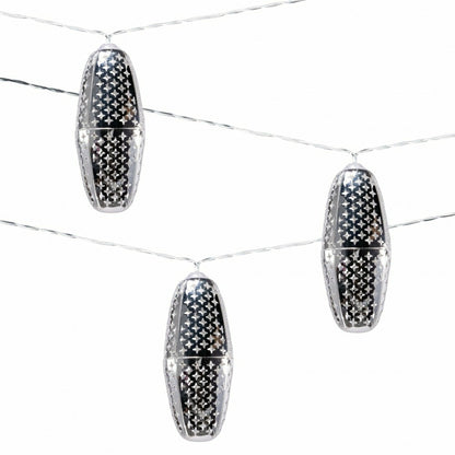 Metallic Marrakesh Star Solar String Lights | Plow & Hearth