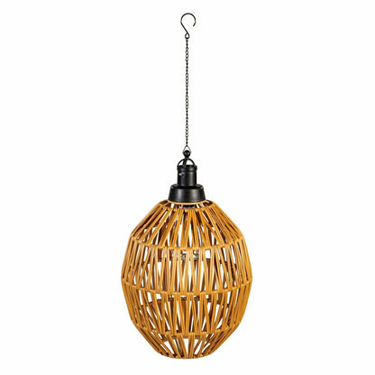 Woven Hanging Pendant Solar Lantern, Set of 2 | Plow & Hearth