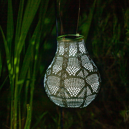 Soji Stella - Bulb - 8" Solar Lantern | Plow & Hearth