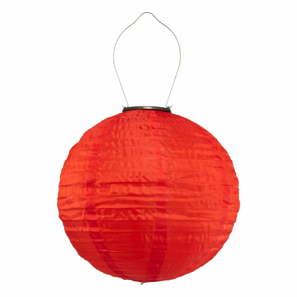 Soji Festival 12" Round Solar Lantern | Plow & Hearth