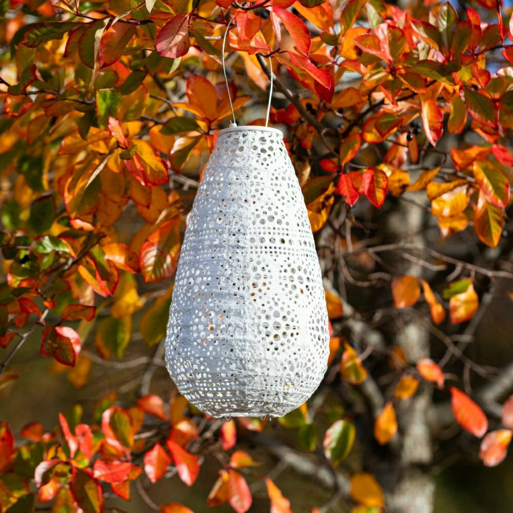 Soji Stella - Teardrop Blossom - 14" Solar Lantern | Plow & Hearth