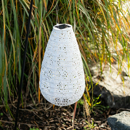 Soji Stella - Teardrop Blossom - 14" Solar Lantern | Plow & Hearth