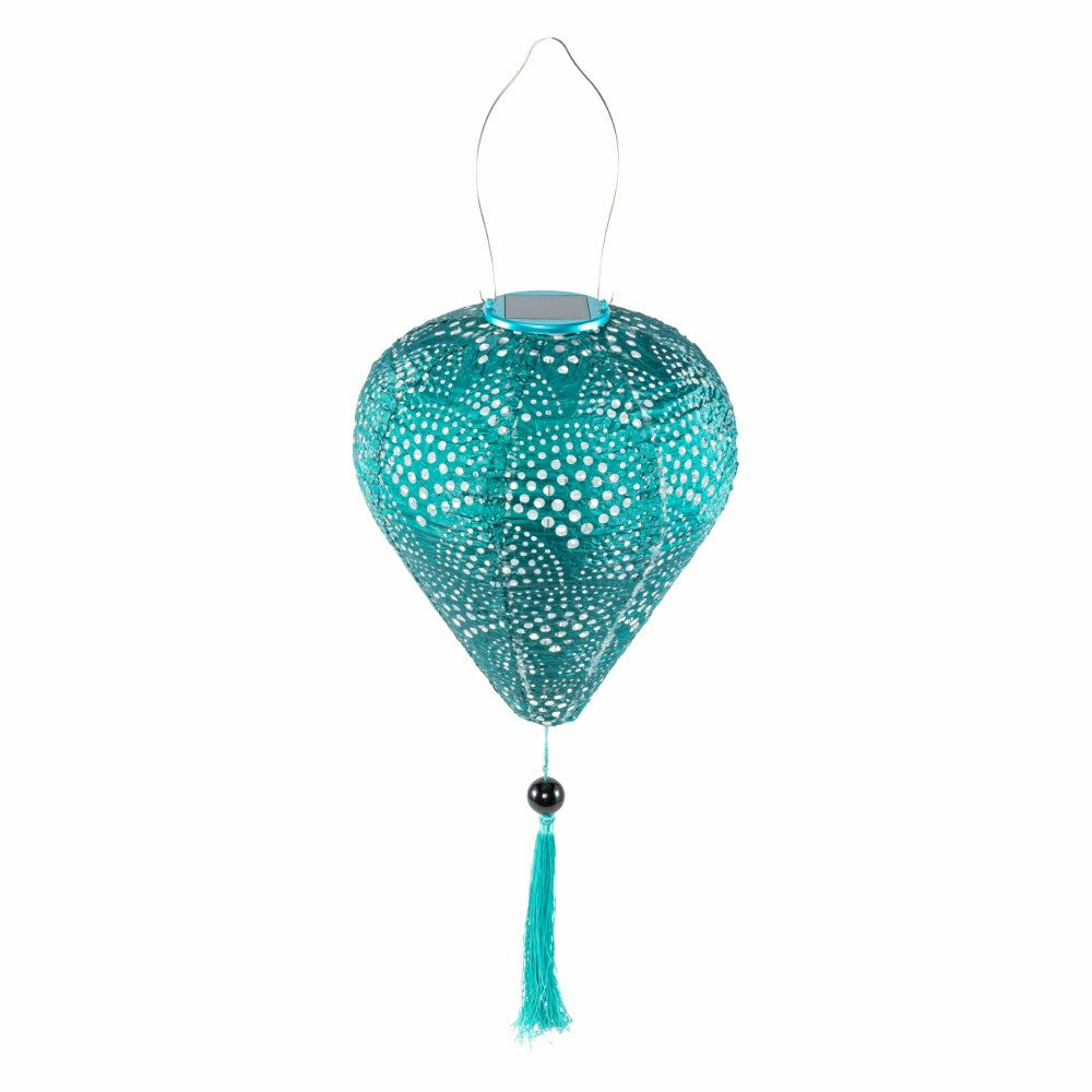 Soji Stella - Tassel Balloon - 10" Solar Lantern | Plow & Hearth