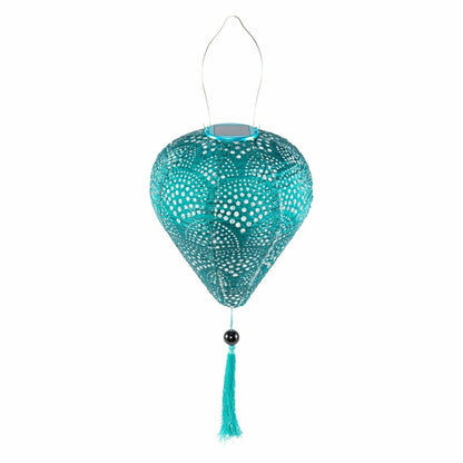 Soji Stella - Tassel Balloon - 10" Solar Lantern | Plow & Hearth
