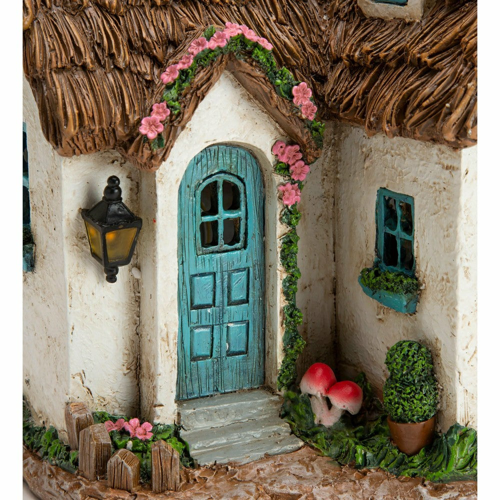 Miniature Fairy Garden Solar English Cottage House | Plow & Hearth