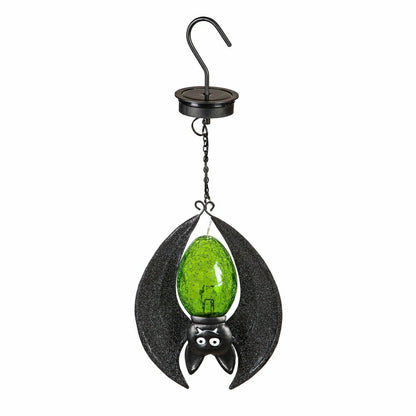 Solar Halloween Hanging Bats, Set of 3 | Plow & Hearth