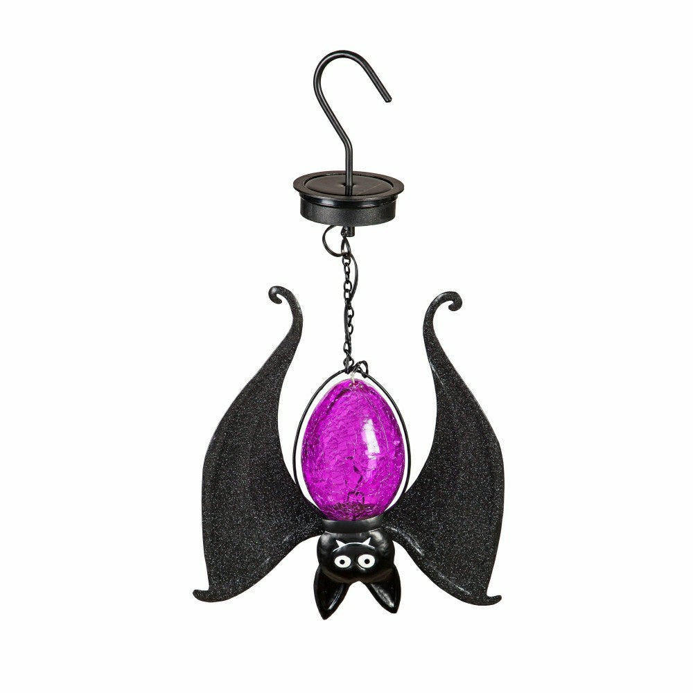 Solar Halloween Hanging Bats, Set of 3 | Plow & Hearth