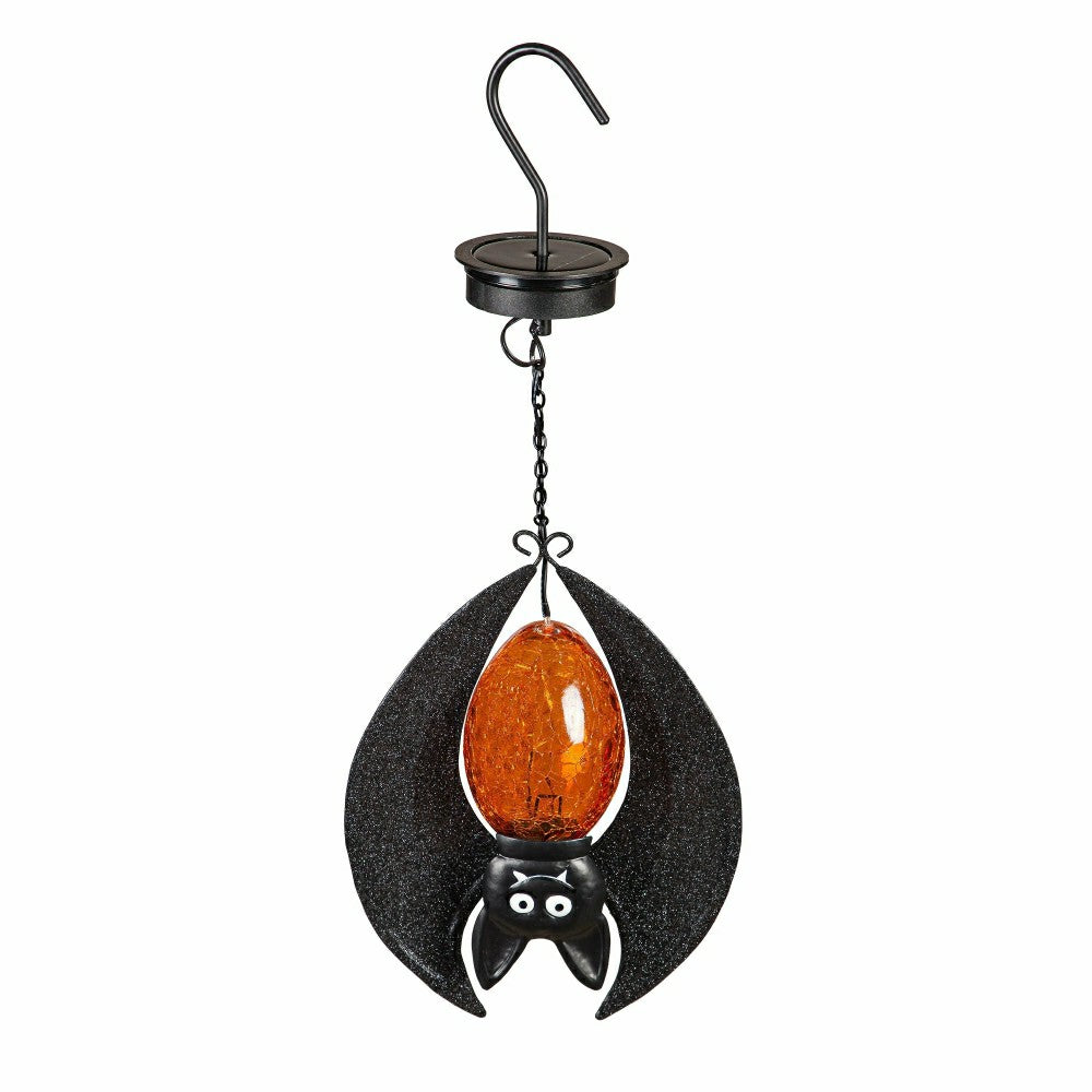 Solar Halloween Hanging Bats, Set of 3 | Plow & Hearth