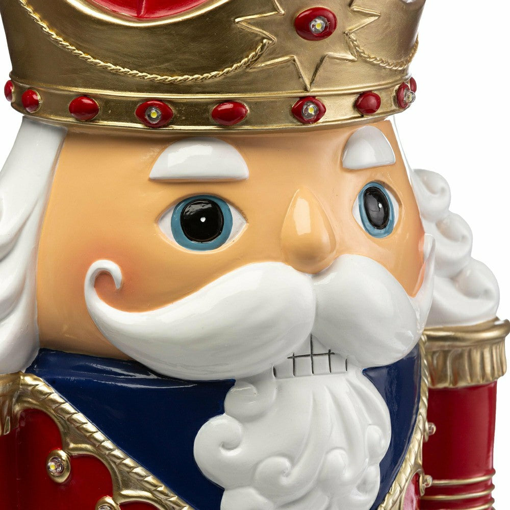 Indoor/Outdoor Lighted Nutcracker Shorty Statue | Plow & Hearth