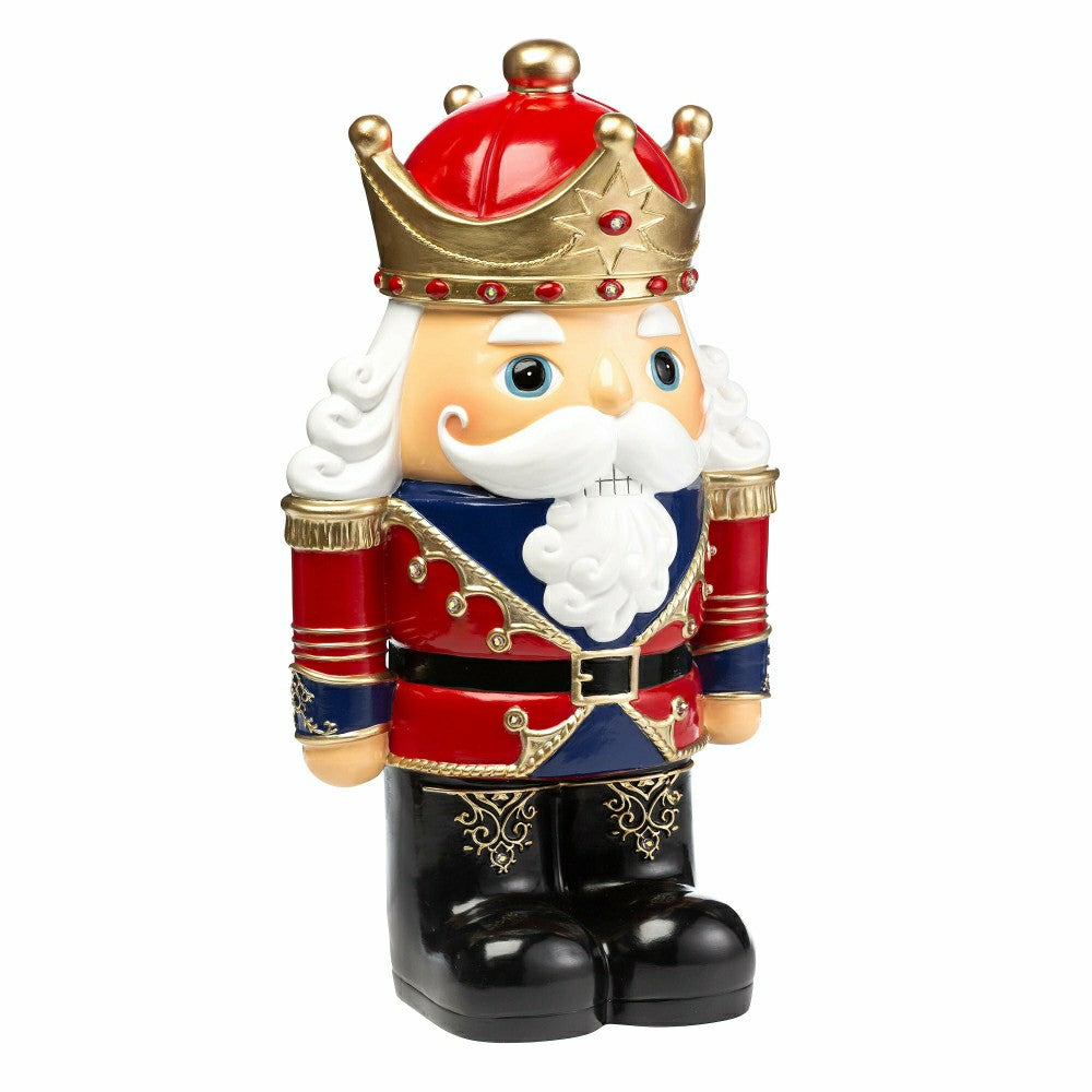 Indoor/Outdoor Lighted Nutcracker Shorty Statue | Plow & Hearth