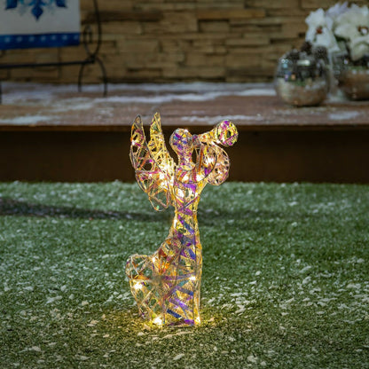Angel LED Garden Statue, 16"H | Plow & Hearth
