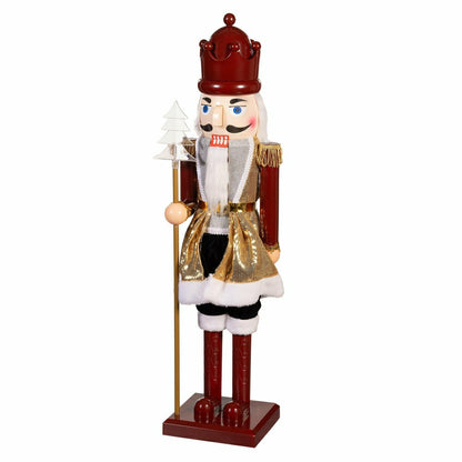 Nutcracker LED Musical Statue, 31"H | Plow & Hearth