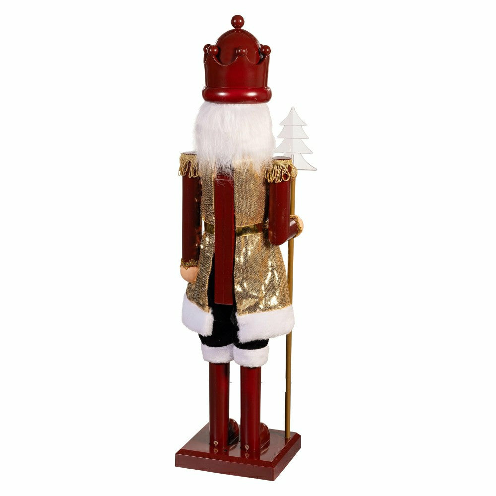 Nutcracker LED Musical Statue, 31"H | Plow & Hearth