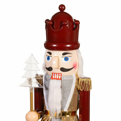 Nutcracker LED Musical Statue, 31"H | Plow & Hearth