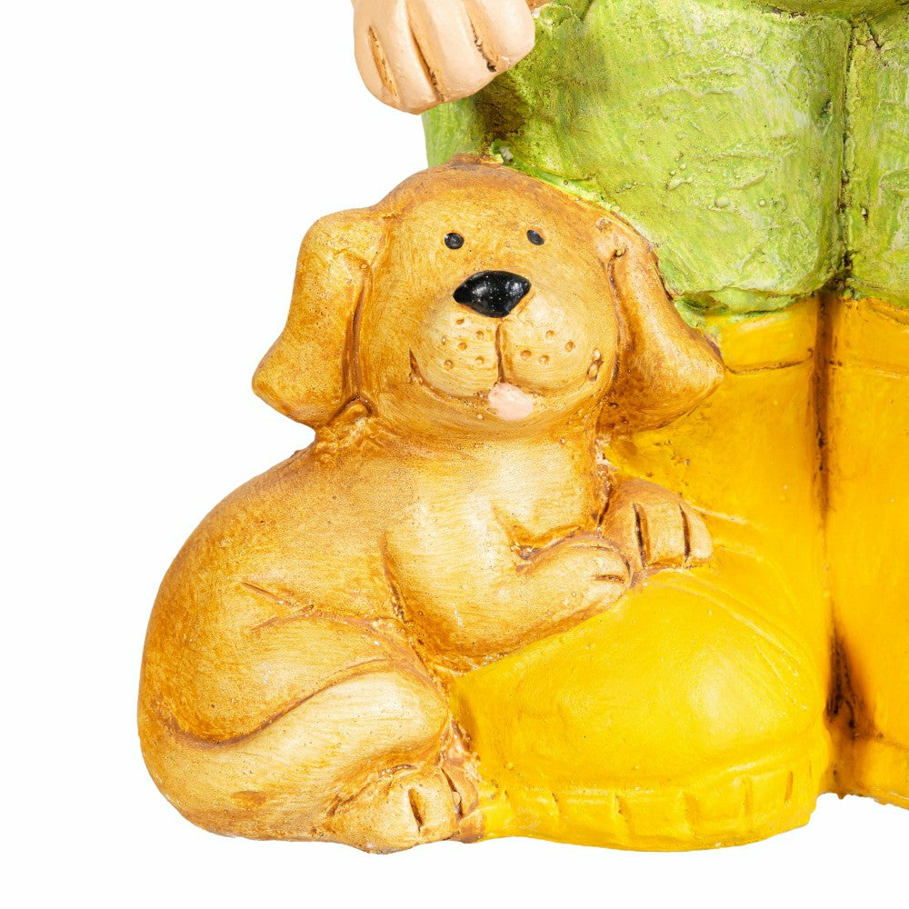 Garden Friends Statues with Lanterns, Set of 2 | Plow & Hearth
