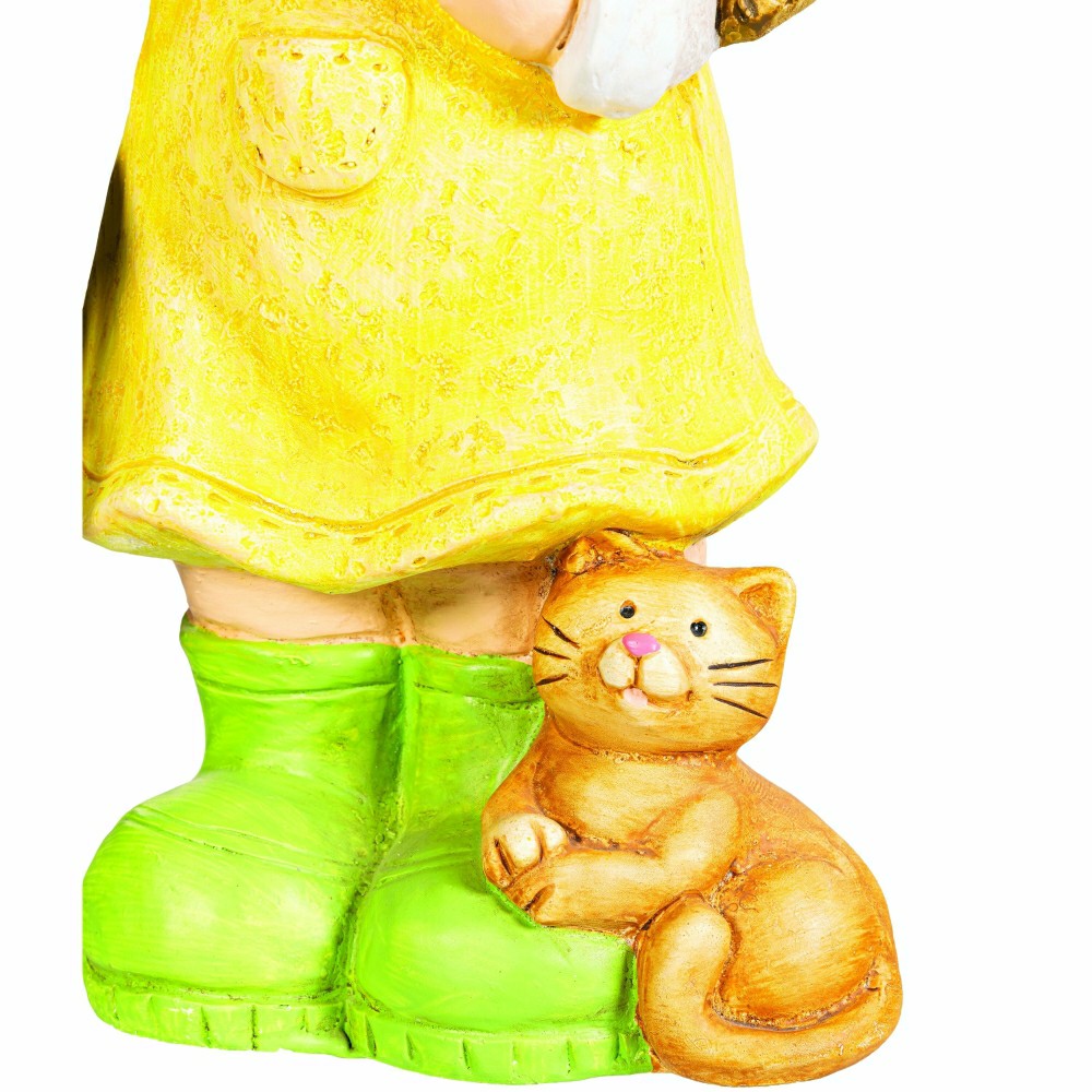 Garden Friends Statues with Lanterns, Set of 2 | Plow & Hearth