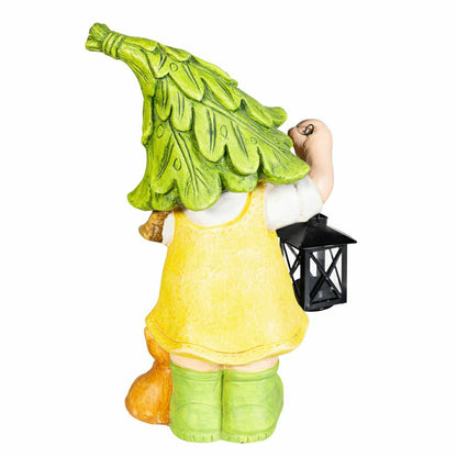 Garden Friends Statues with Lanterns, Set of 2 | Plow & Hearth