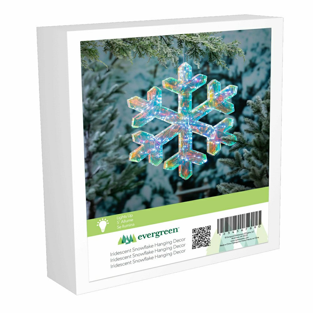 Pearl and Pine Outdoor Lamp & Lighting, LED Snowflake, 20"H | Plow & Hearth