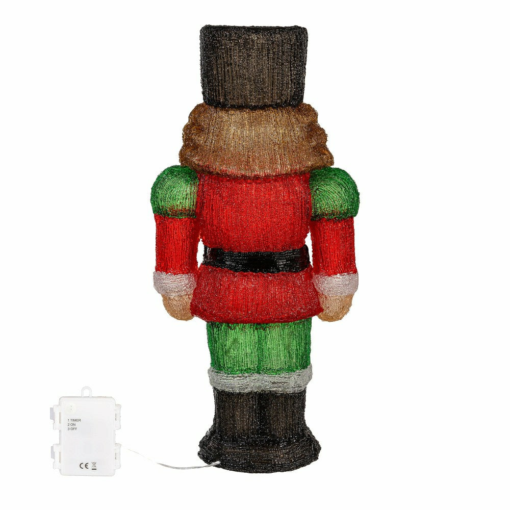 Nutcracker LED Acrylic Statue, 16"H | Plow & Hearth
