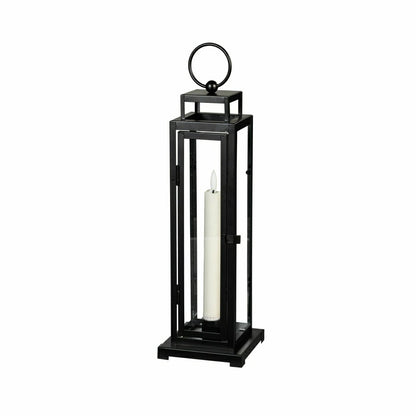 Tower Lantern LED Tapered Set of 3 with Black Finish | Plow & Hearth