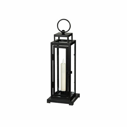 Tower Lantern LED Tapered Set of 3 with Black Finish | Plow & Hearth