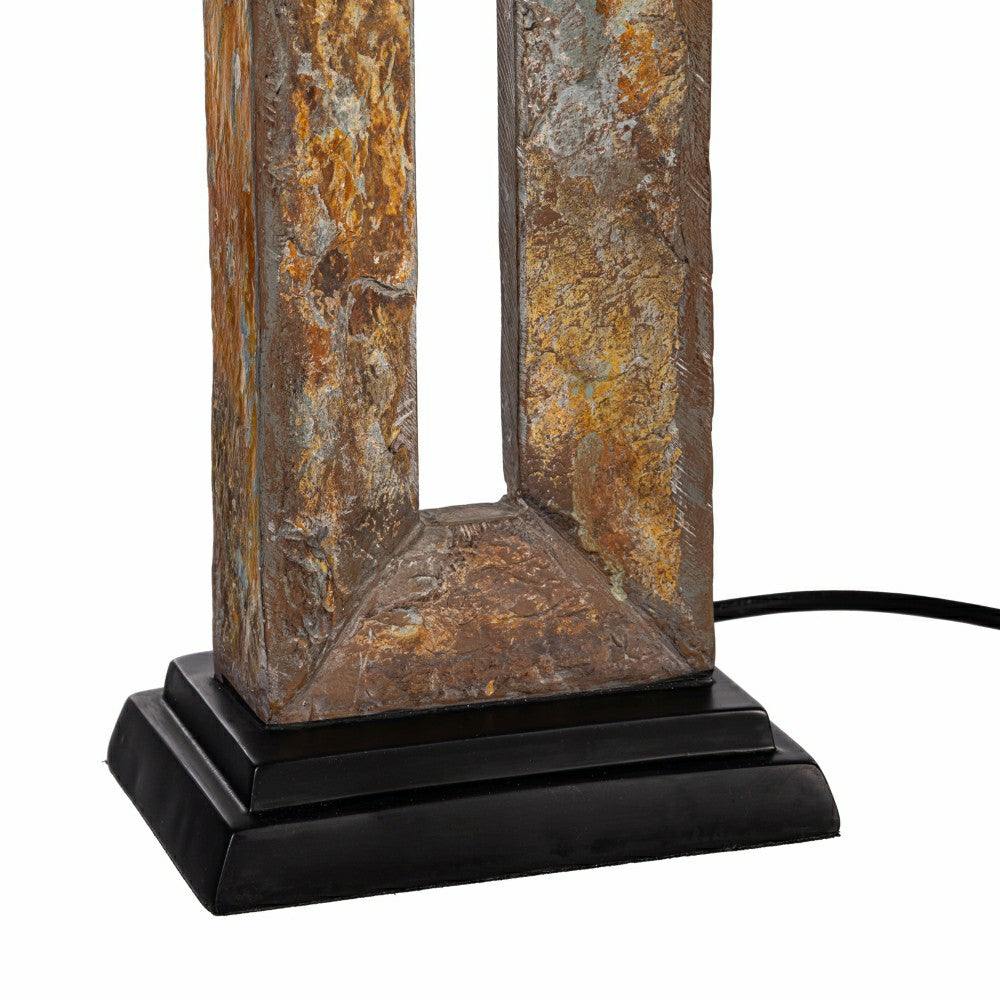 Indoor/Outdoor Slate Lamp | Plow & Hearth