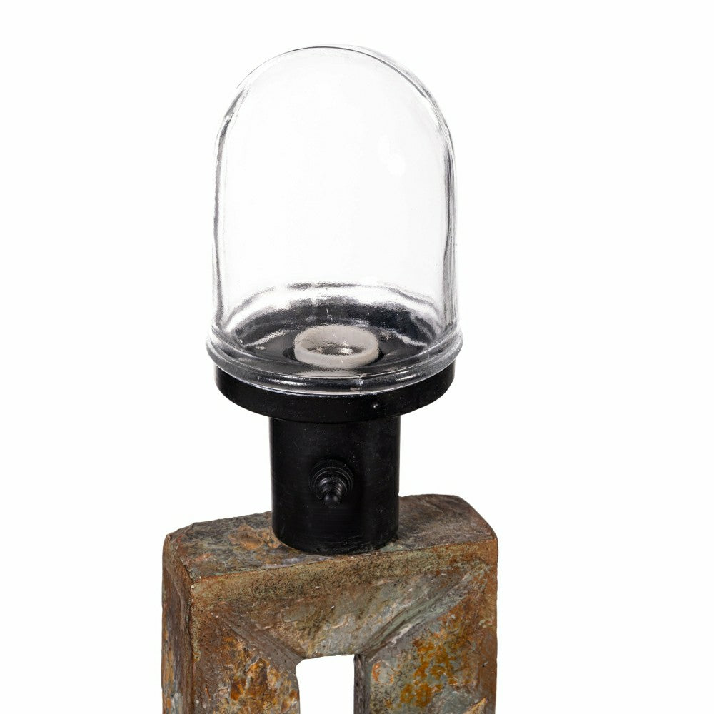Indoor/Outdoor Slate Lamp | Plow & Hearth