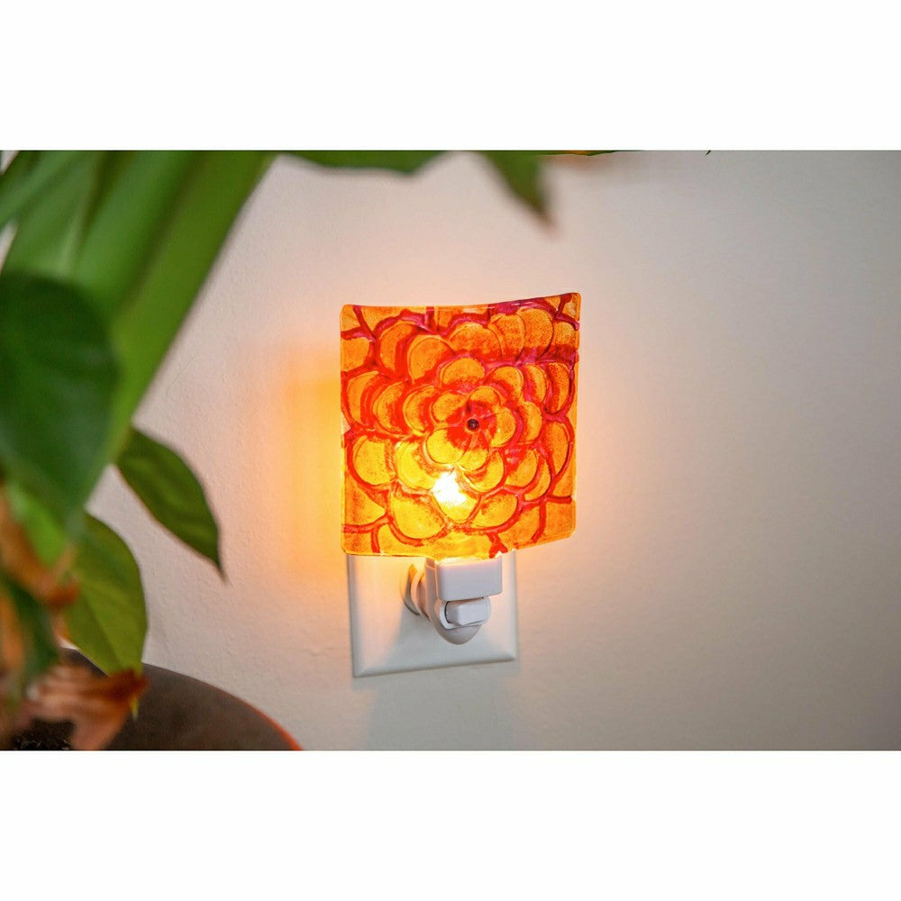 Bird Bliss Hand Painted Glass Nightlight | Plow & Hearth