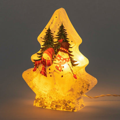 Snowmen Tabletop Accent Light | Plow & Hearth