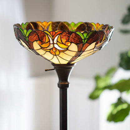 Filigree Stained Glass Floor Lamp | Plow & Hearth