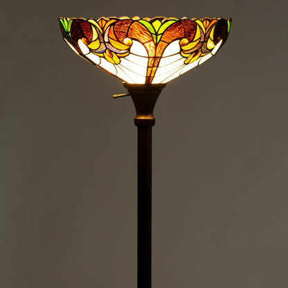 Filigree Stained Glass Floor Lamp | Plow & Hearth