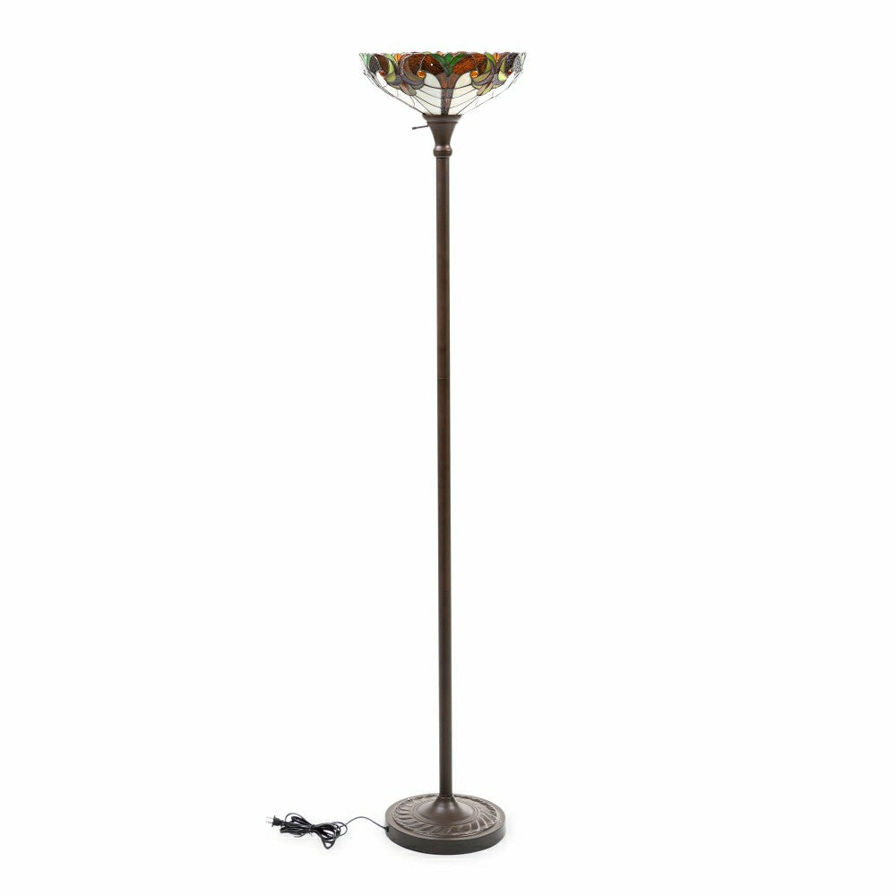 Filigree Stained Glass Floor Lamp | Plow & Hearth